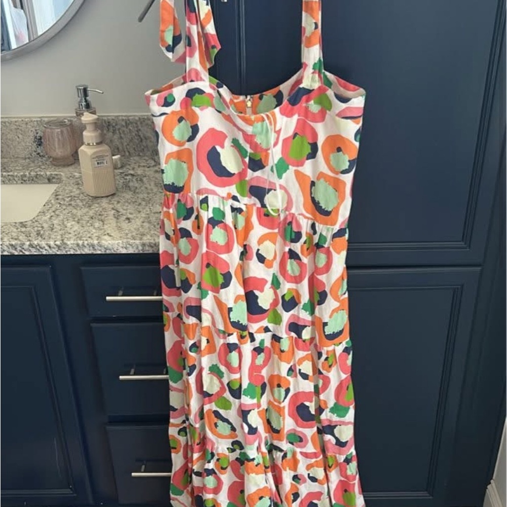 Emily McCarthy Colorful Maxi Dress NWOT